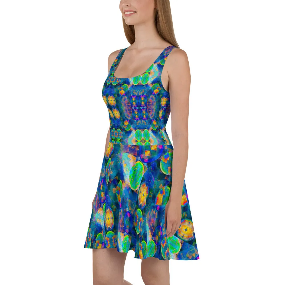 Fitted Skater Dress (Her/Muliebris)(Opal Skies Cantus Primus) RJSTHs2024 RJS