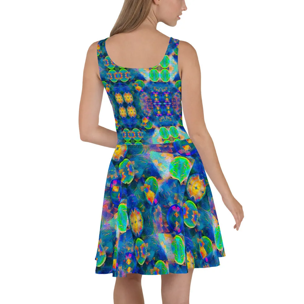 Fitted Skater Dress (Her/Muliebris)(Opal Skies Cantus Primus) RJSTHs2024 RJS