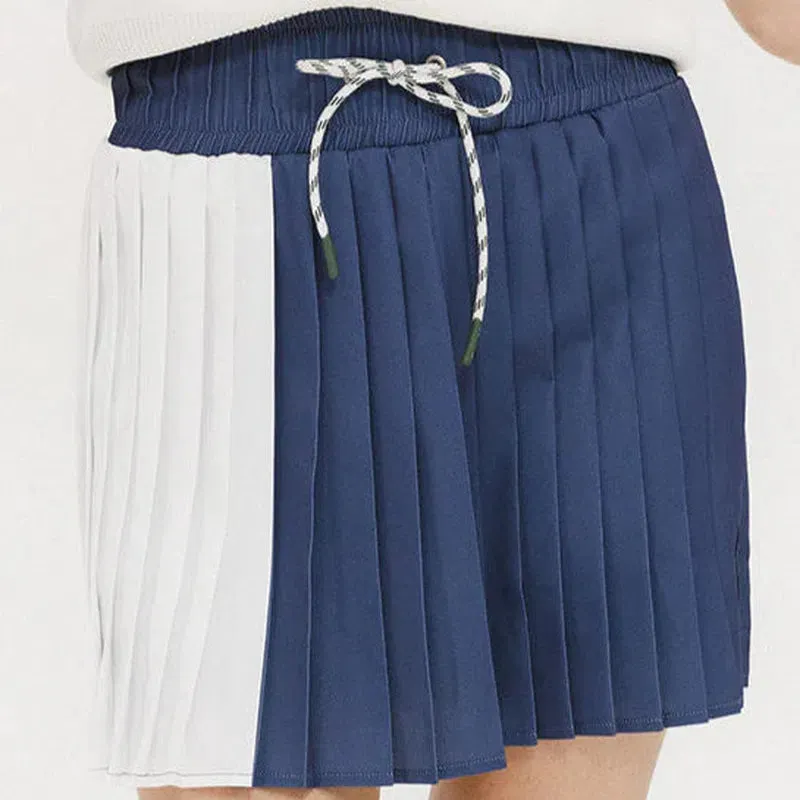 Fore All Rose Pleated Skort  - Indigo