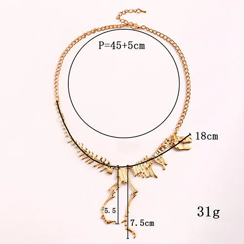 FREE T-Rex Dinosaur Skeleton Necklace