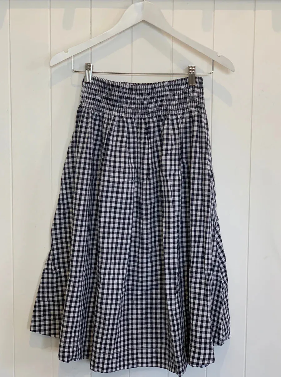 Frockk Lola Skirt Black/ White Gingham