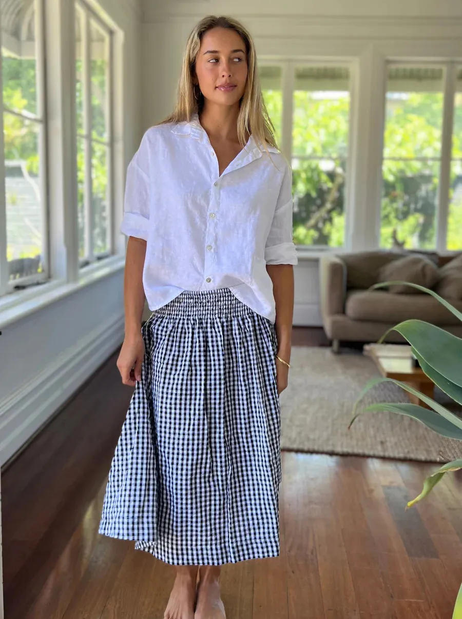 Frockk Lola Skirt Black/ White Gingham
