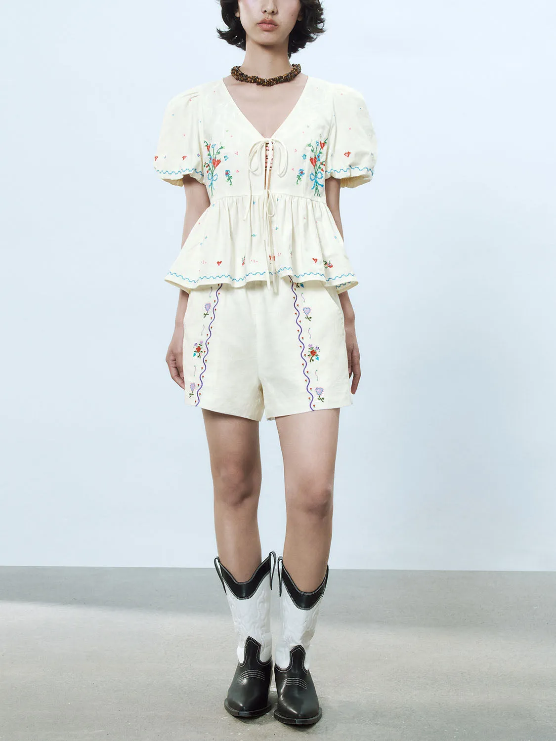 Front Tie Blouses