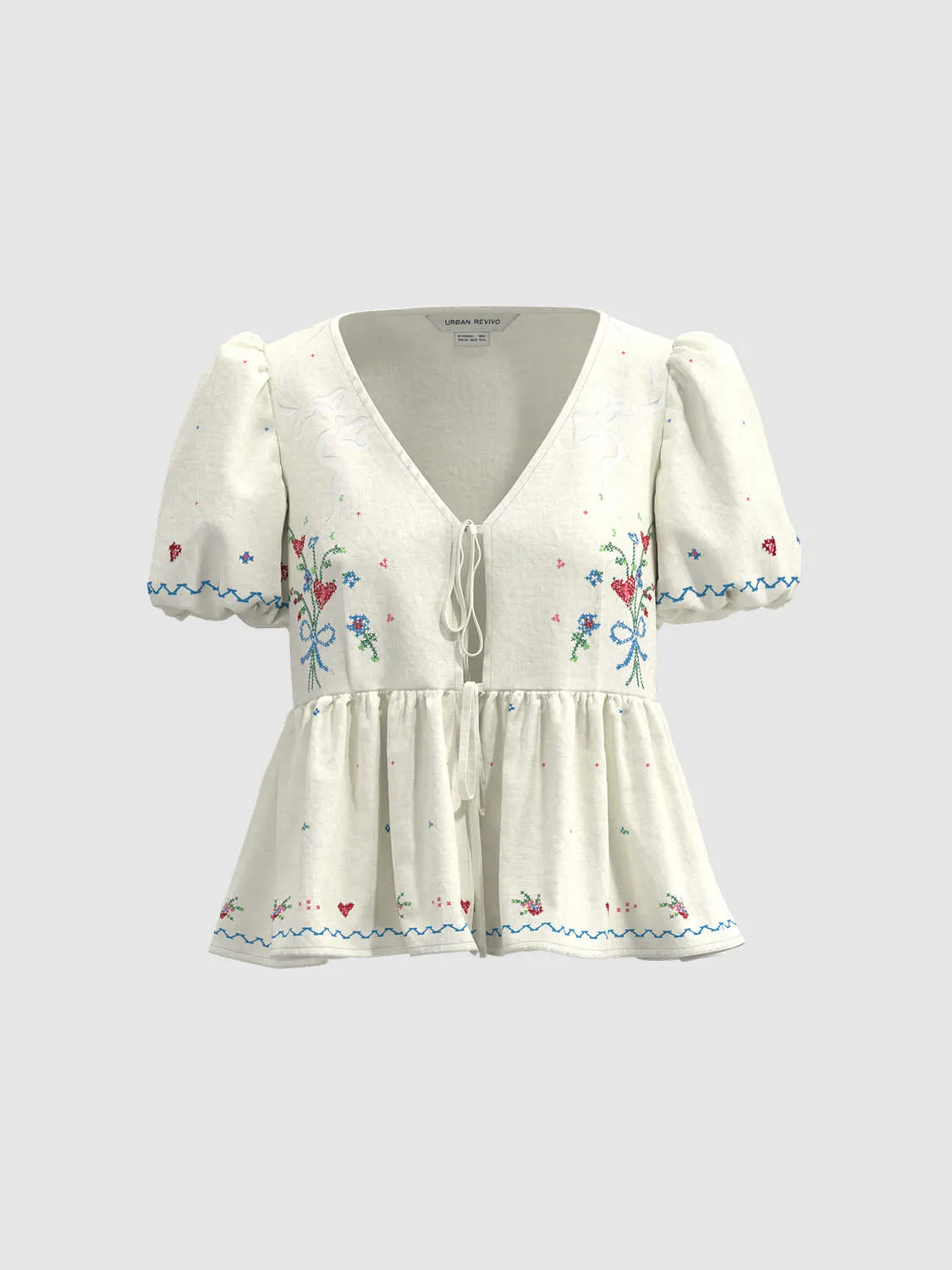 Front Tie Blouses
