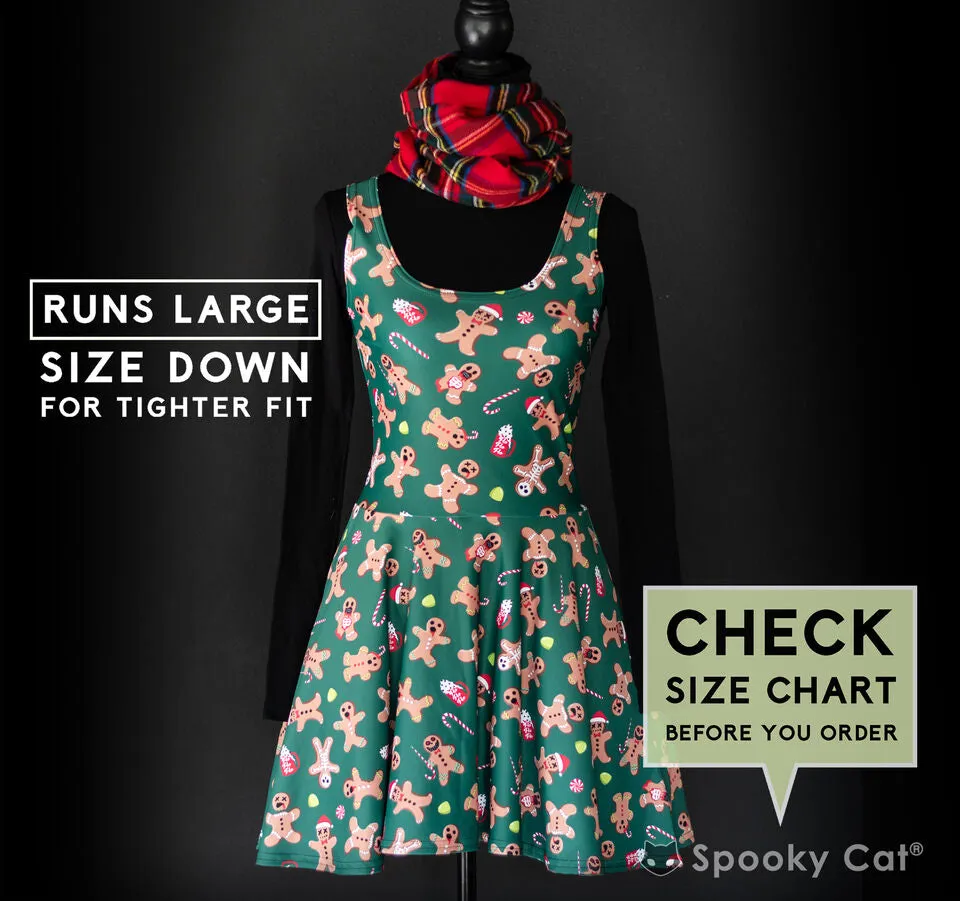 Gingerdead Creepmas Skater Dress