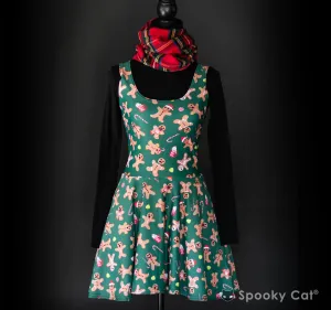 Gingerdead Creepmas Skater Dress