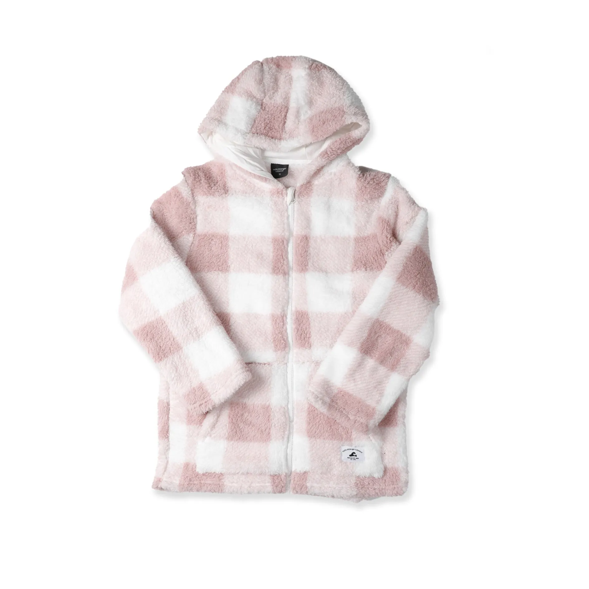 Girls Sunrise Jacket - Pink Check
