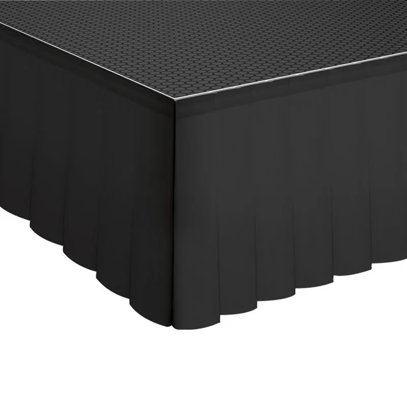 Global Truss GT Stage Deck Polyester Skirt 105 x 60cm Pleated