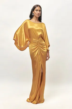 Gold Embellished Maxi Dress