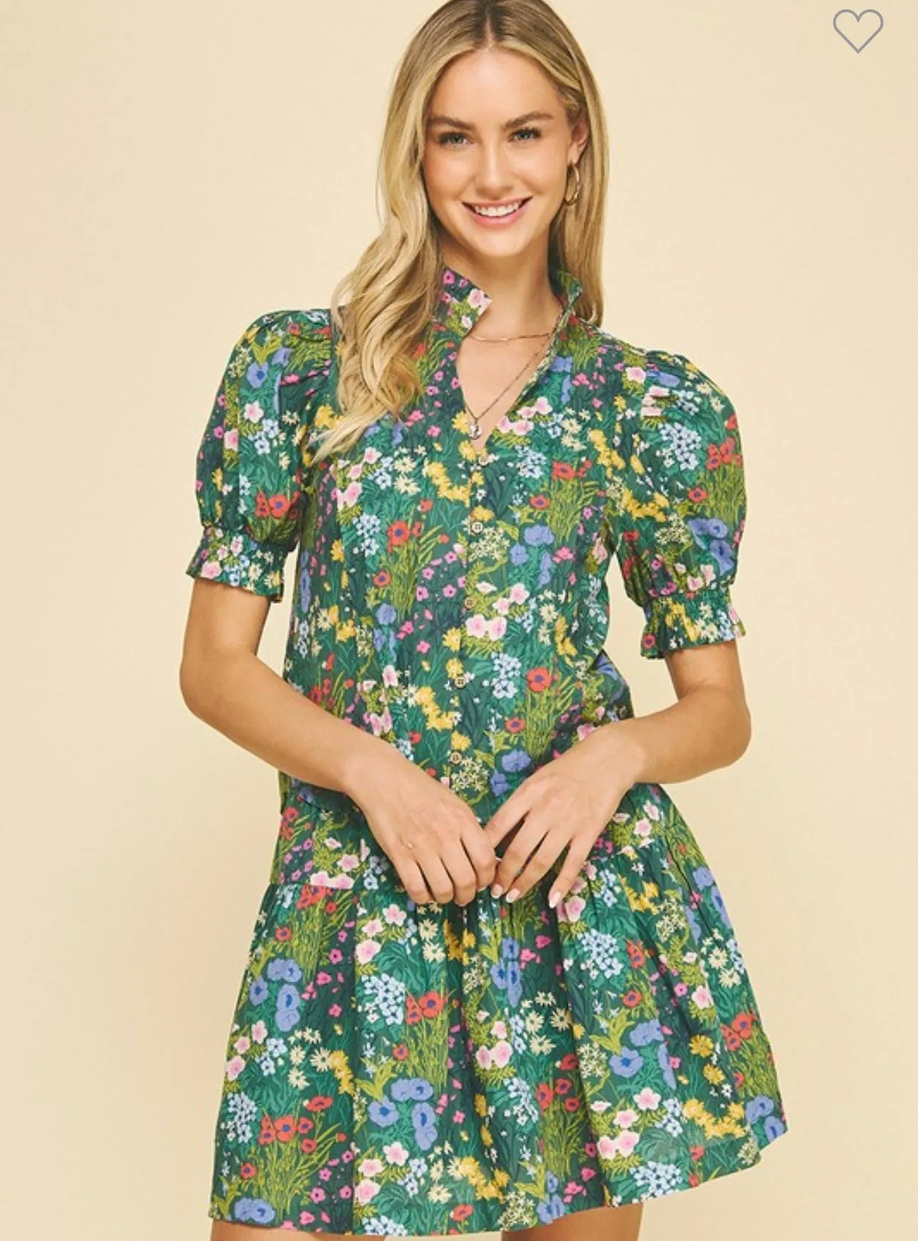 Green Chelsea Blouse