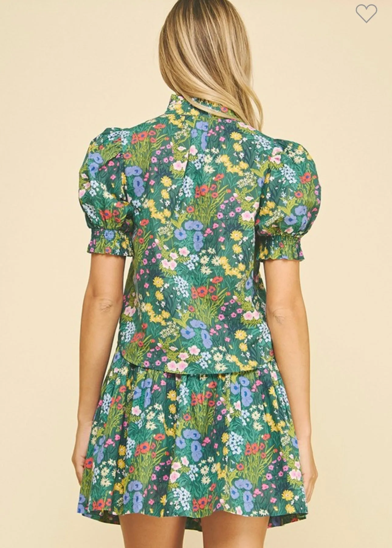 Green Chelsea Blouse