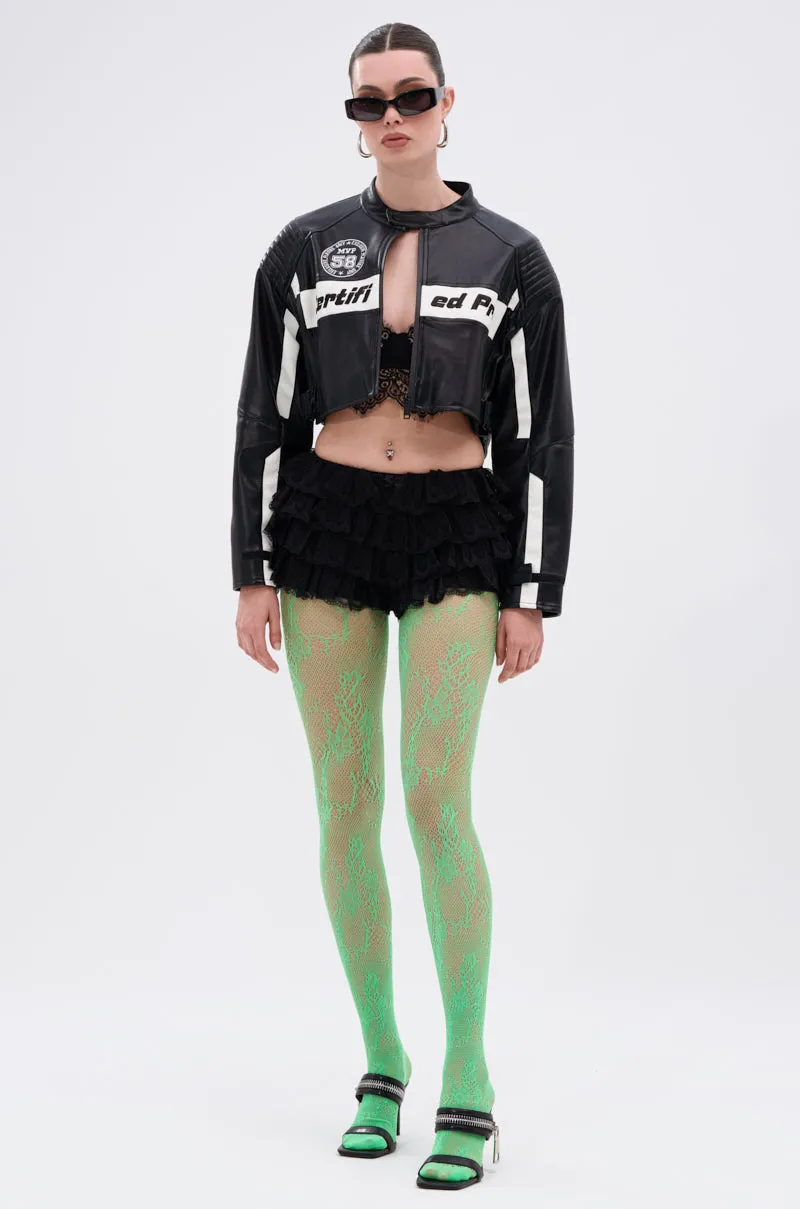 GREEN WITH NO ENVY TIGHTS
