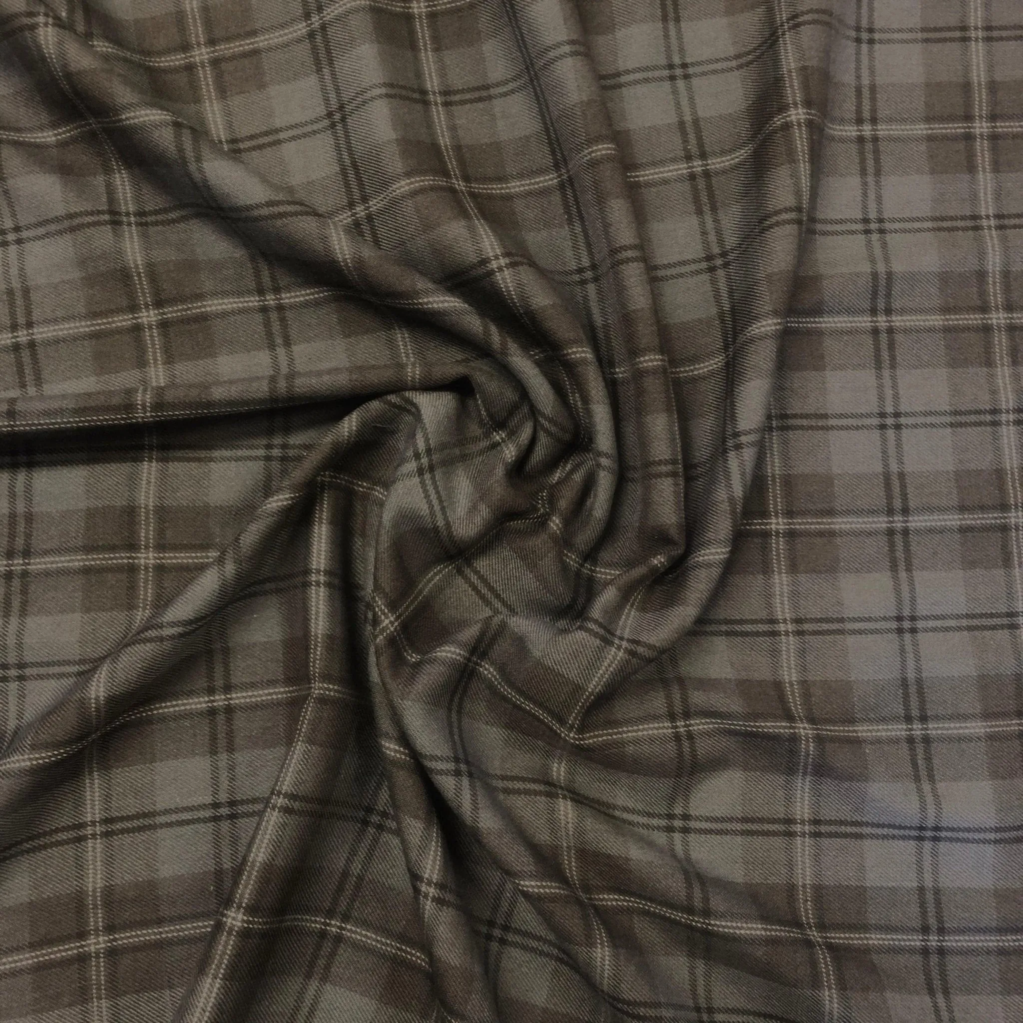 H74 | Viscose Twill Tartan - Balmoral (1.36mtr end of bolt)