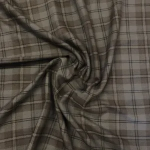 H74 | Viscose Twill Tartan - Balmoral (1.36mtr end of bolt)