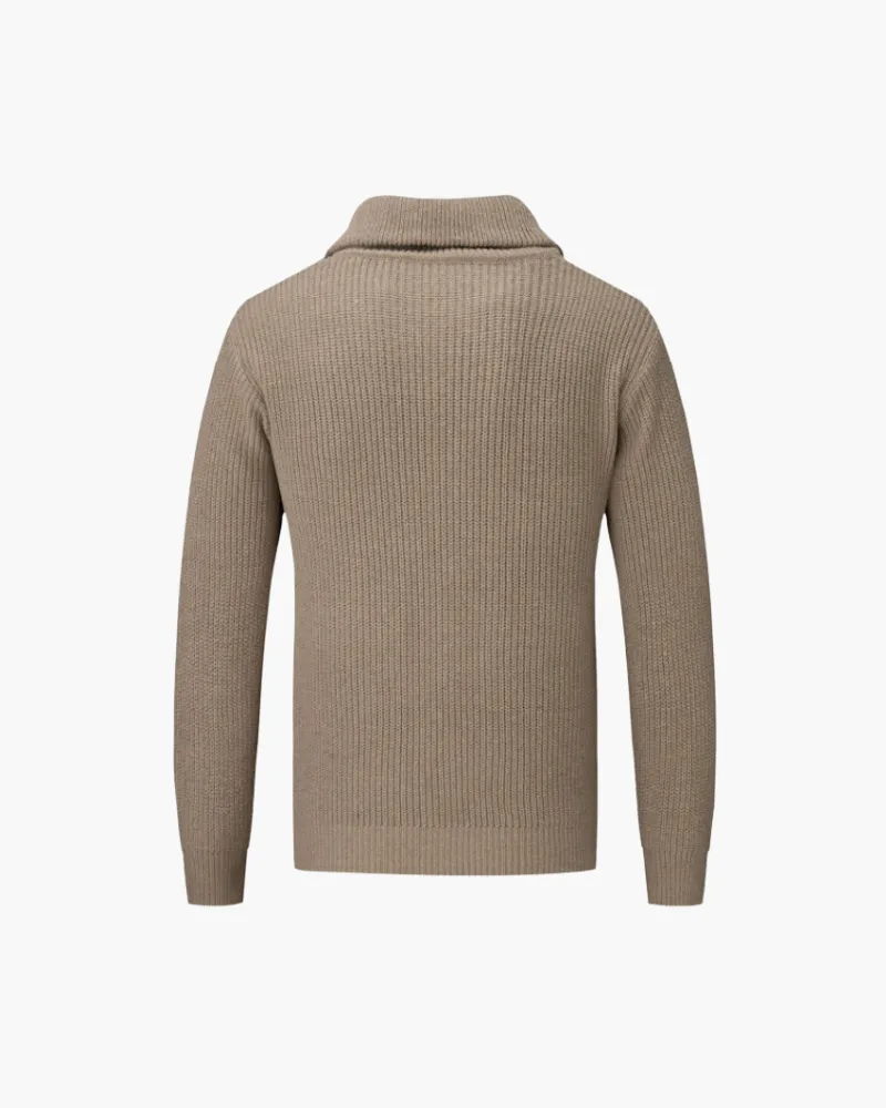 HELSINKI QUARTER ZIP SWEATER