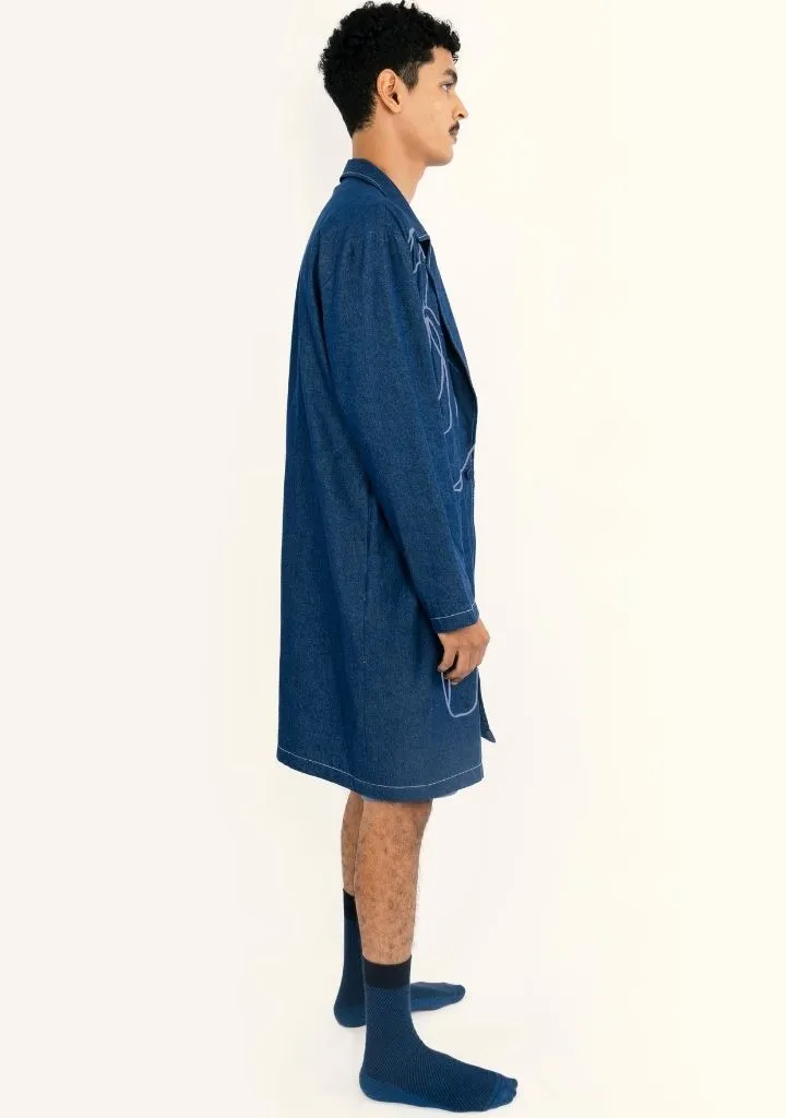 Hex Panelled Duster
