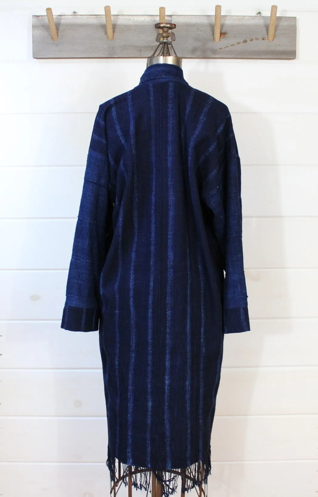Indigo Shibori Duster