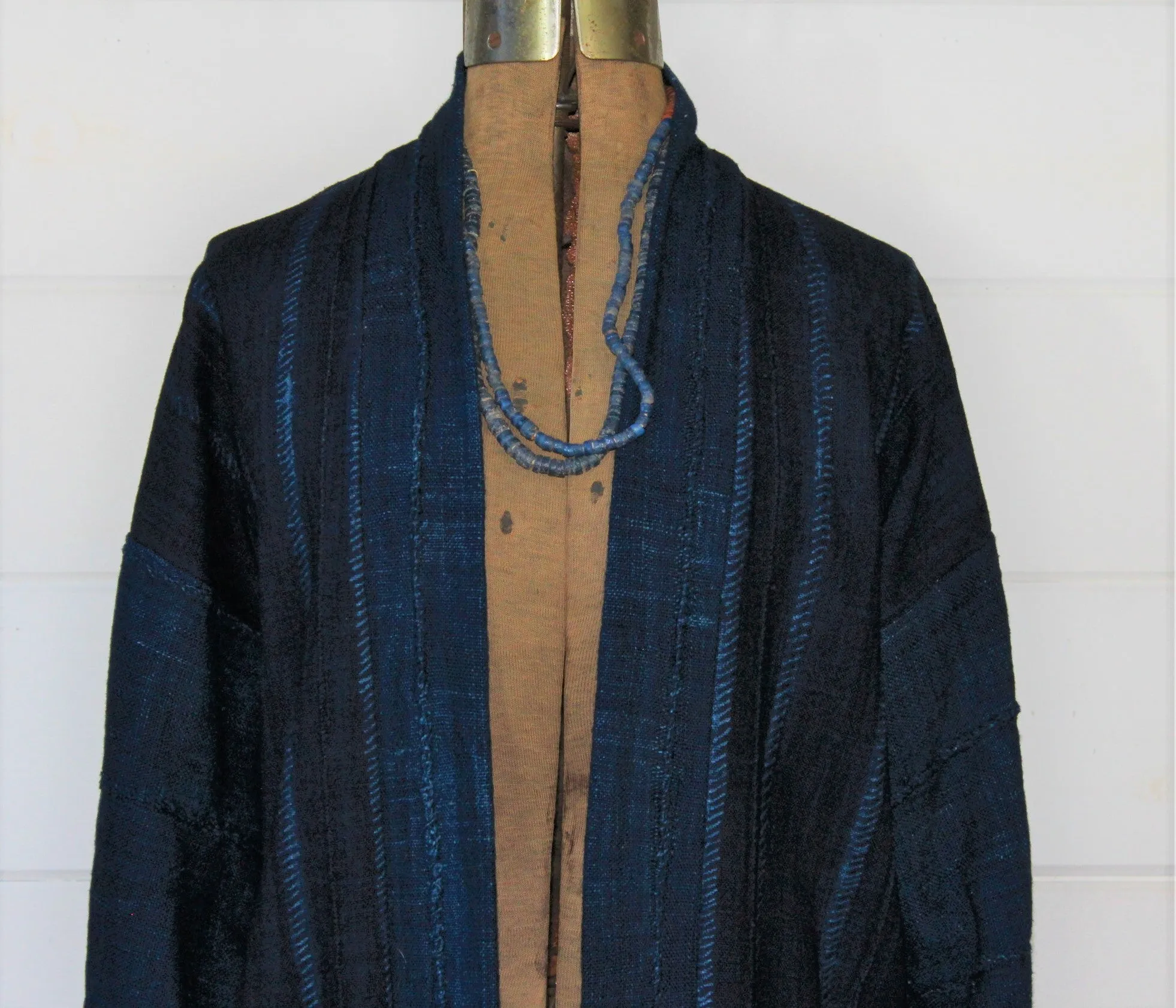 Indigo Shibori Duster
