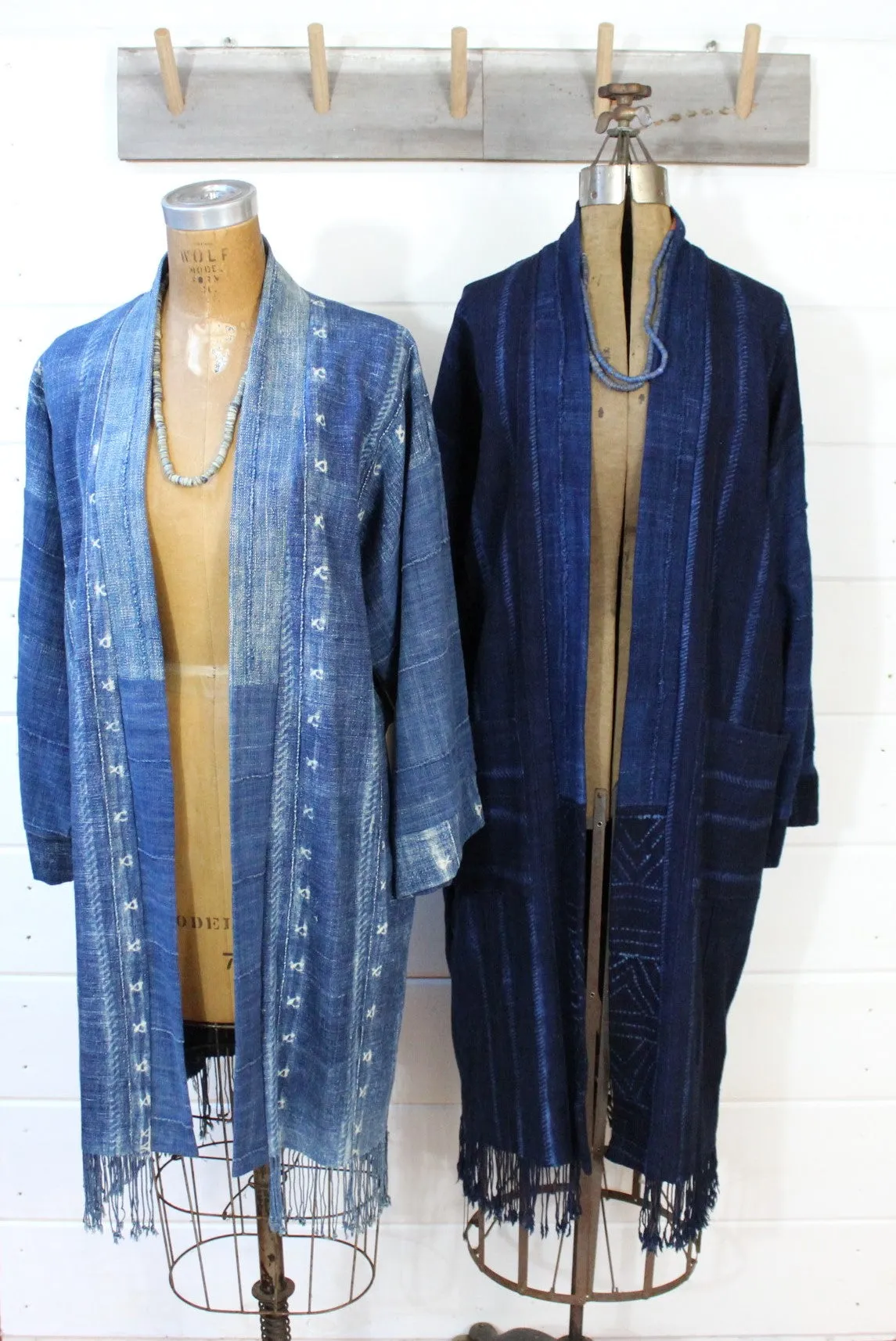 Indigo Shibori Duster