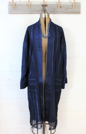 Indigo Shibori Duster