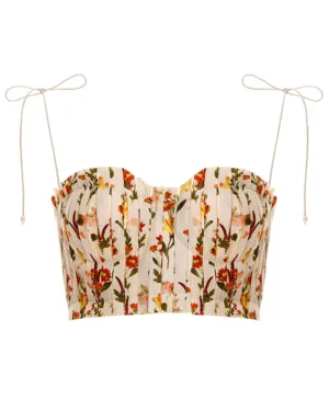 Ivory Moringa Clemenitina Crop Top