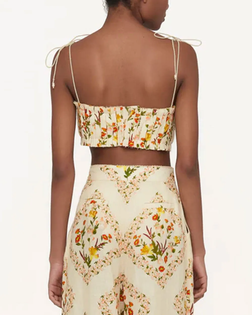 Ivory Moringa Clemenitina Crop Top