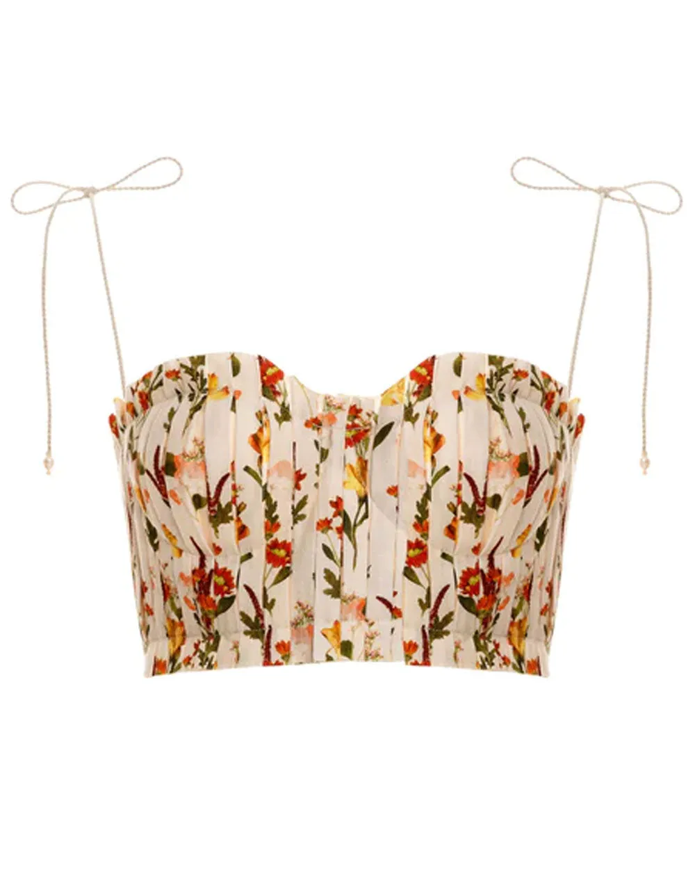 Ivory Moringa Clemenitina Crop Top