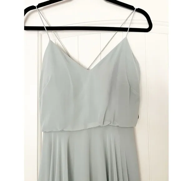 Jenny Yoo Inesse Bridesmaid Dress Morning Mist