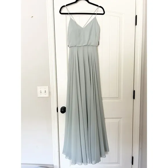 Jenny Yoo Inesse Bridesmaid Dress Morning Mist