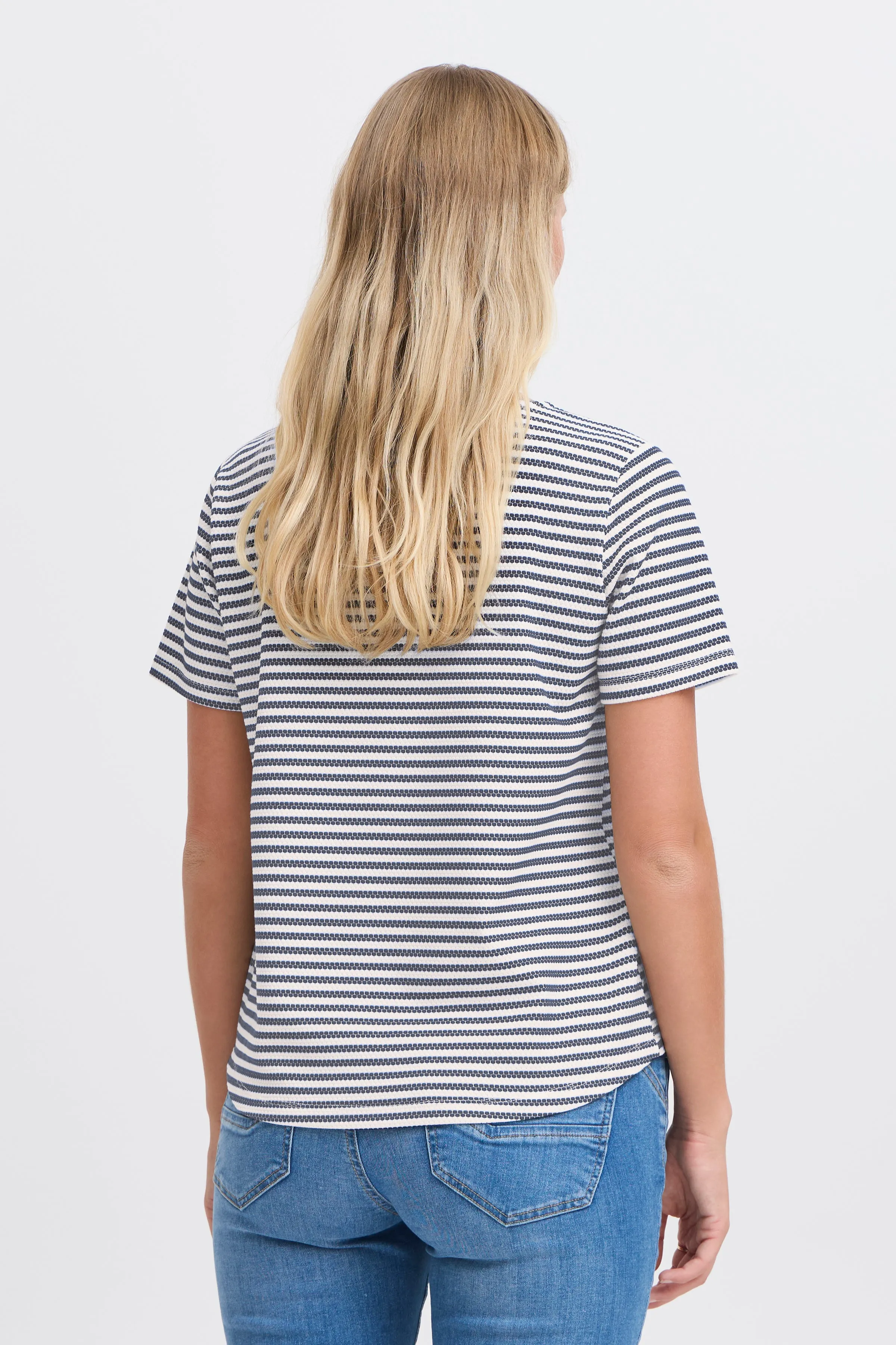 Josie Tee | Navy Blazer Stripe