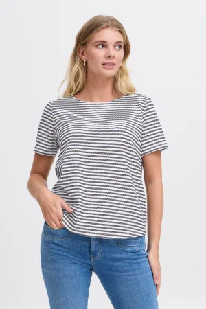 Josie Tee | Navy Blazer Stripe
