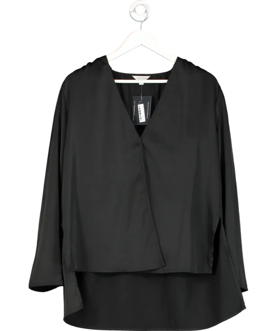 Jovonna London Black Impero Blouse UK S