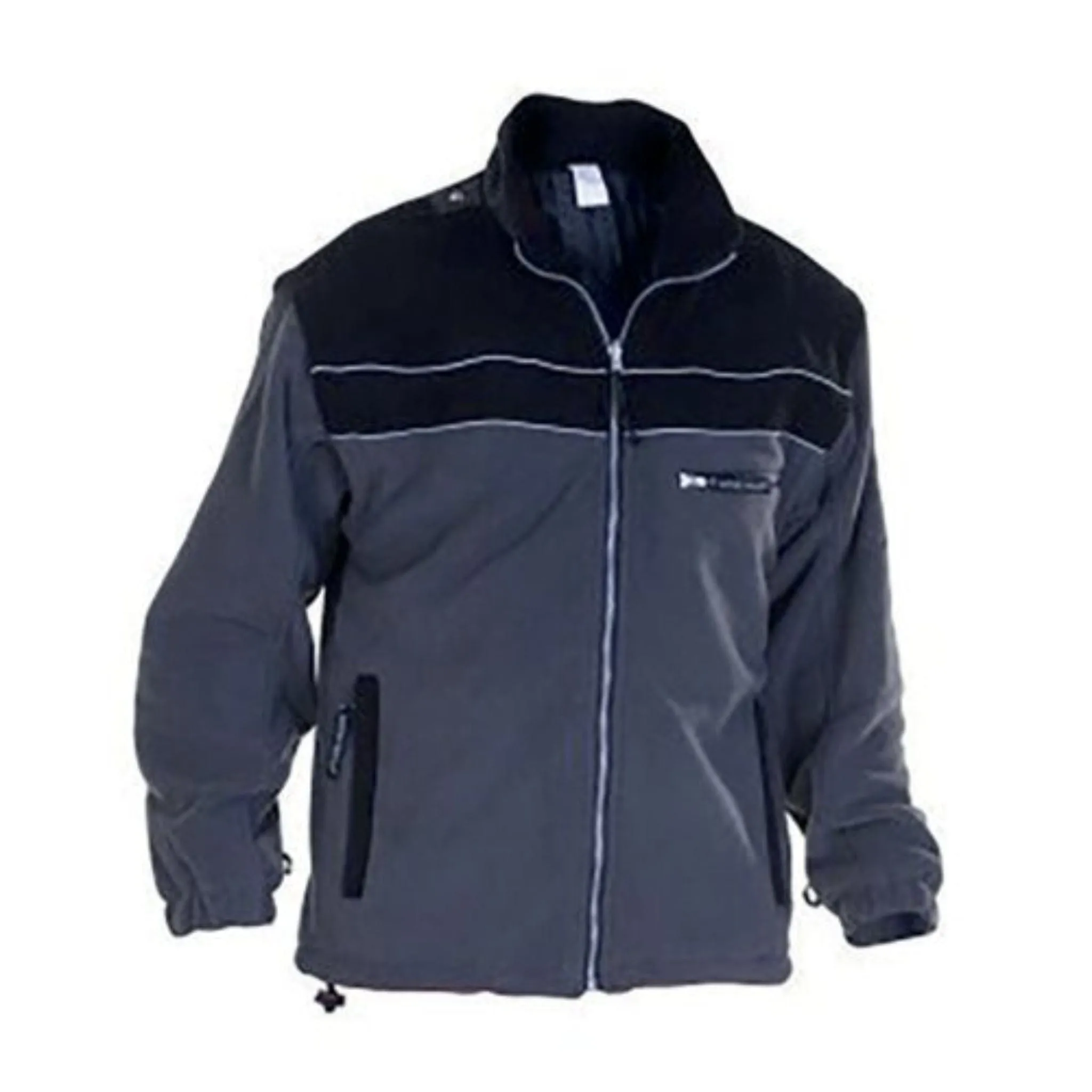 Kiel Fleece with Detachable Sleeves - Black/Grey