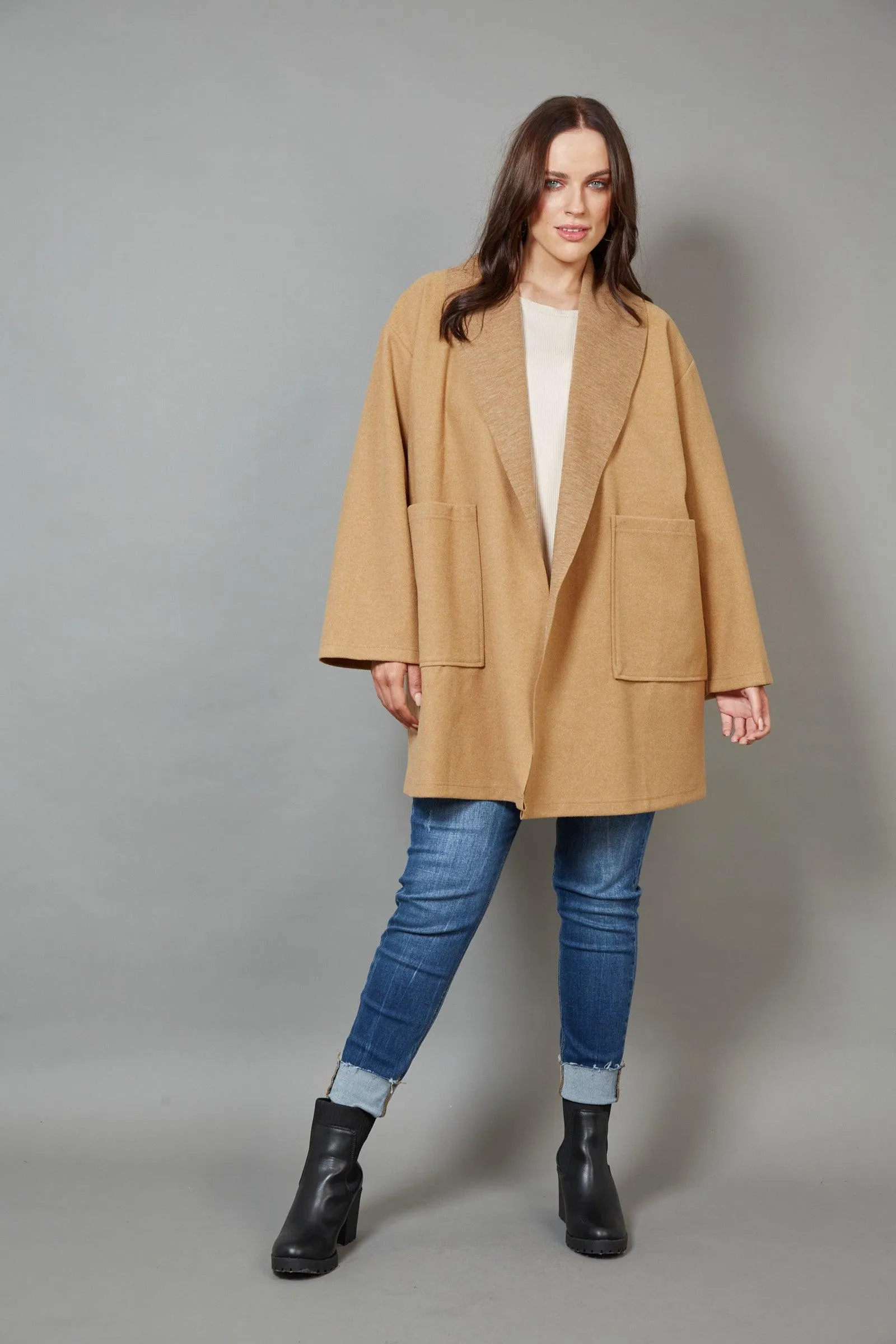 Klein Duster Coat in Camel