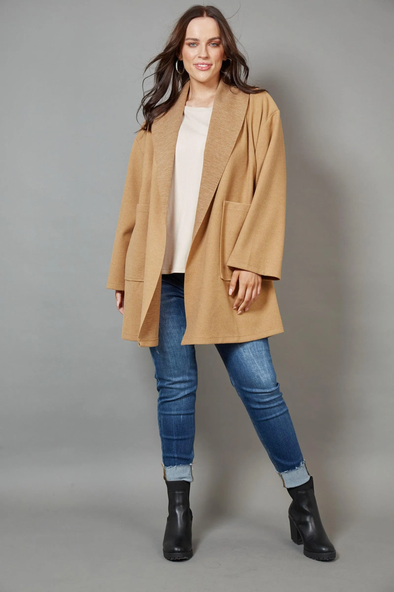 Klein Duster Coat in Camel