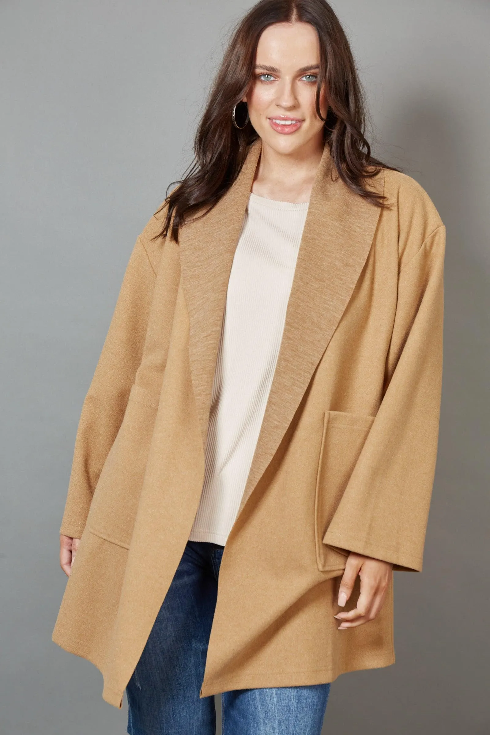 Klein Duster Coat in Camel