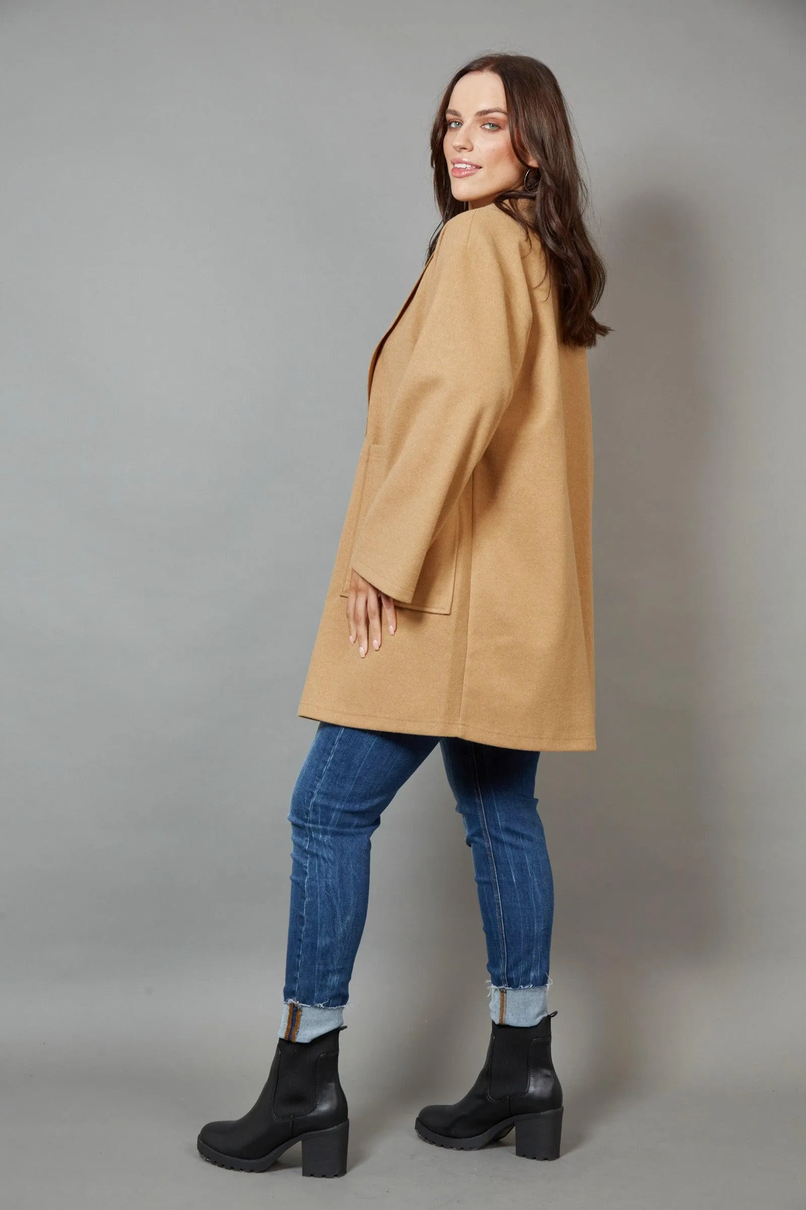 Klein Duster Coat in Camel