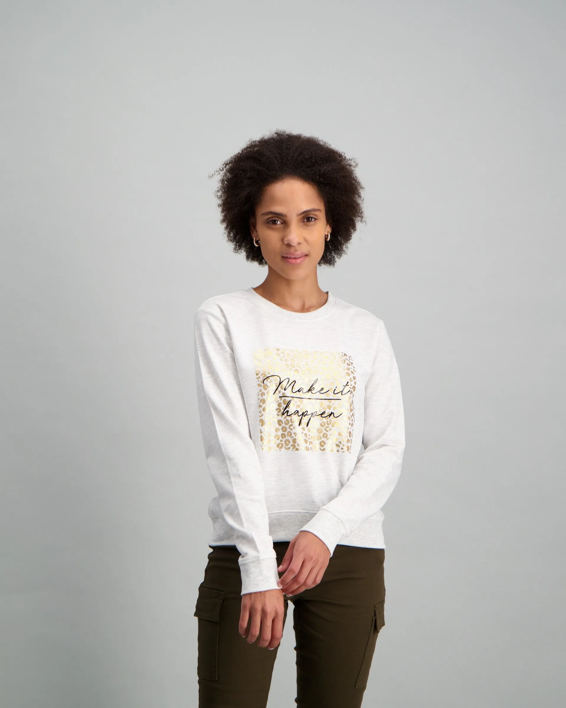 Ladies-Oatmeal Top