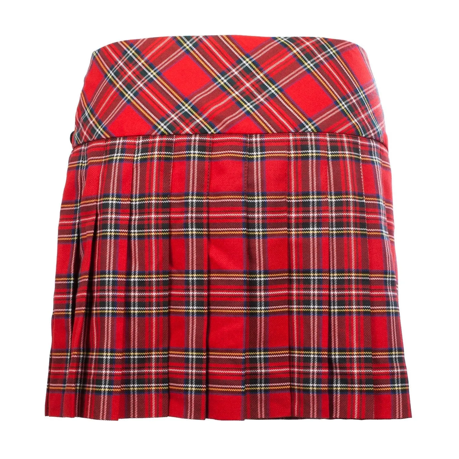 Ladies Tartan Billie Kilted Skirt Stewart Royal