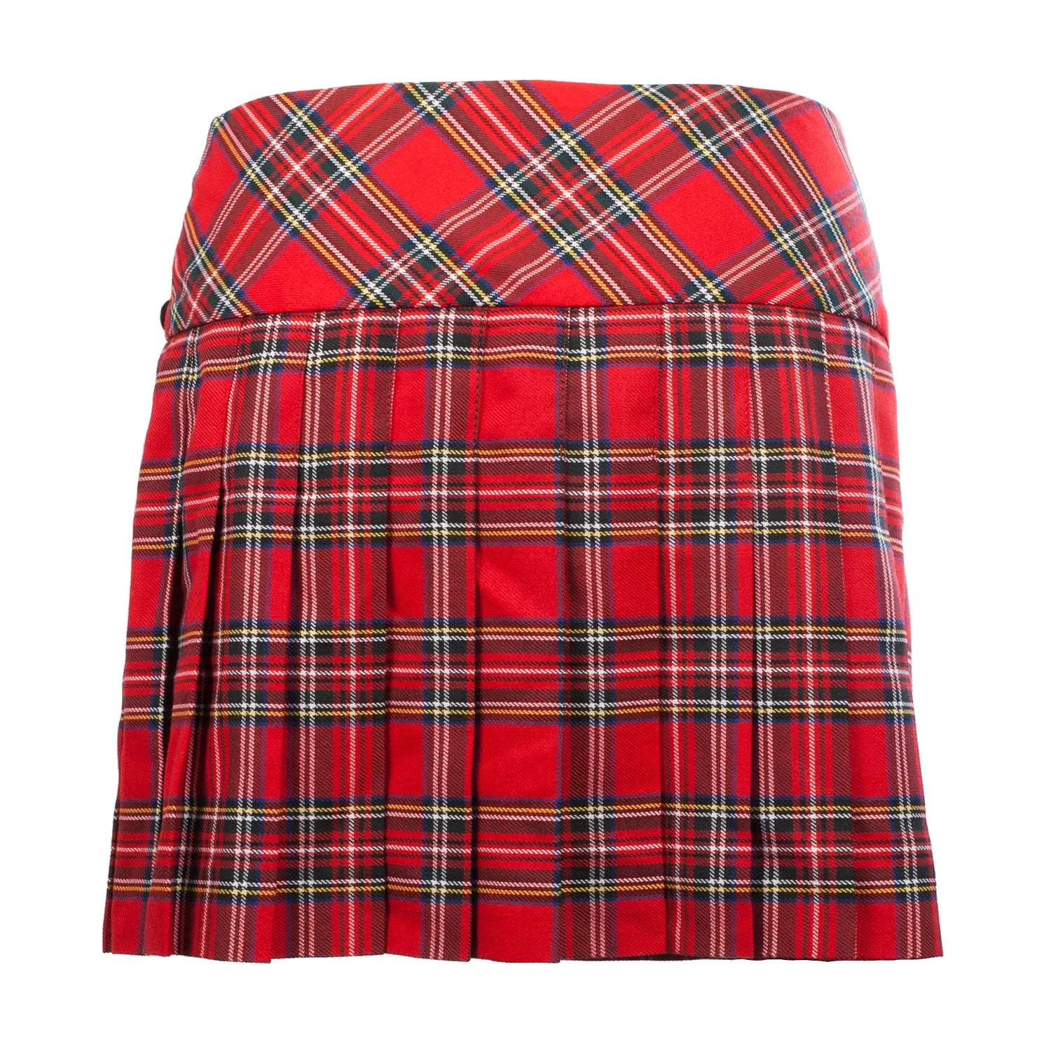 Ladies Tartan Billie Kilted Skirt Stewart Royal