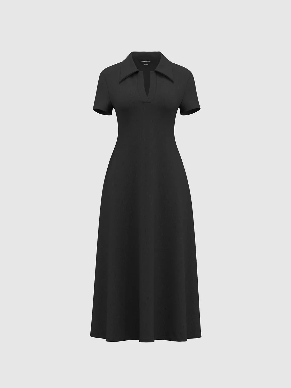 Lapel Skater Dresses
