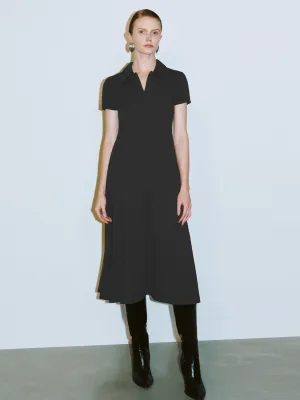 Lapel Skater Dresses