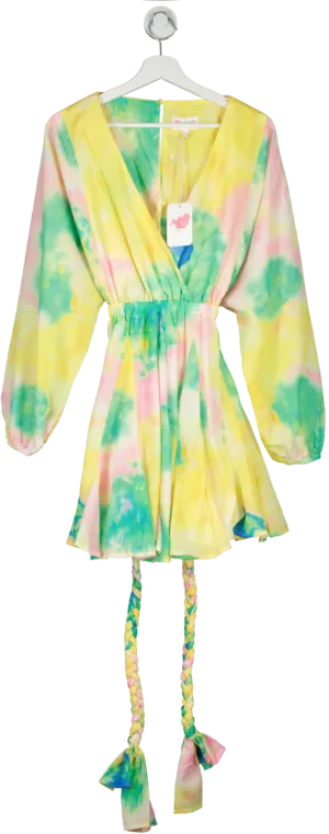 L'Atiste By Amy Multicoloured Tie Dye Skater Dress UK L