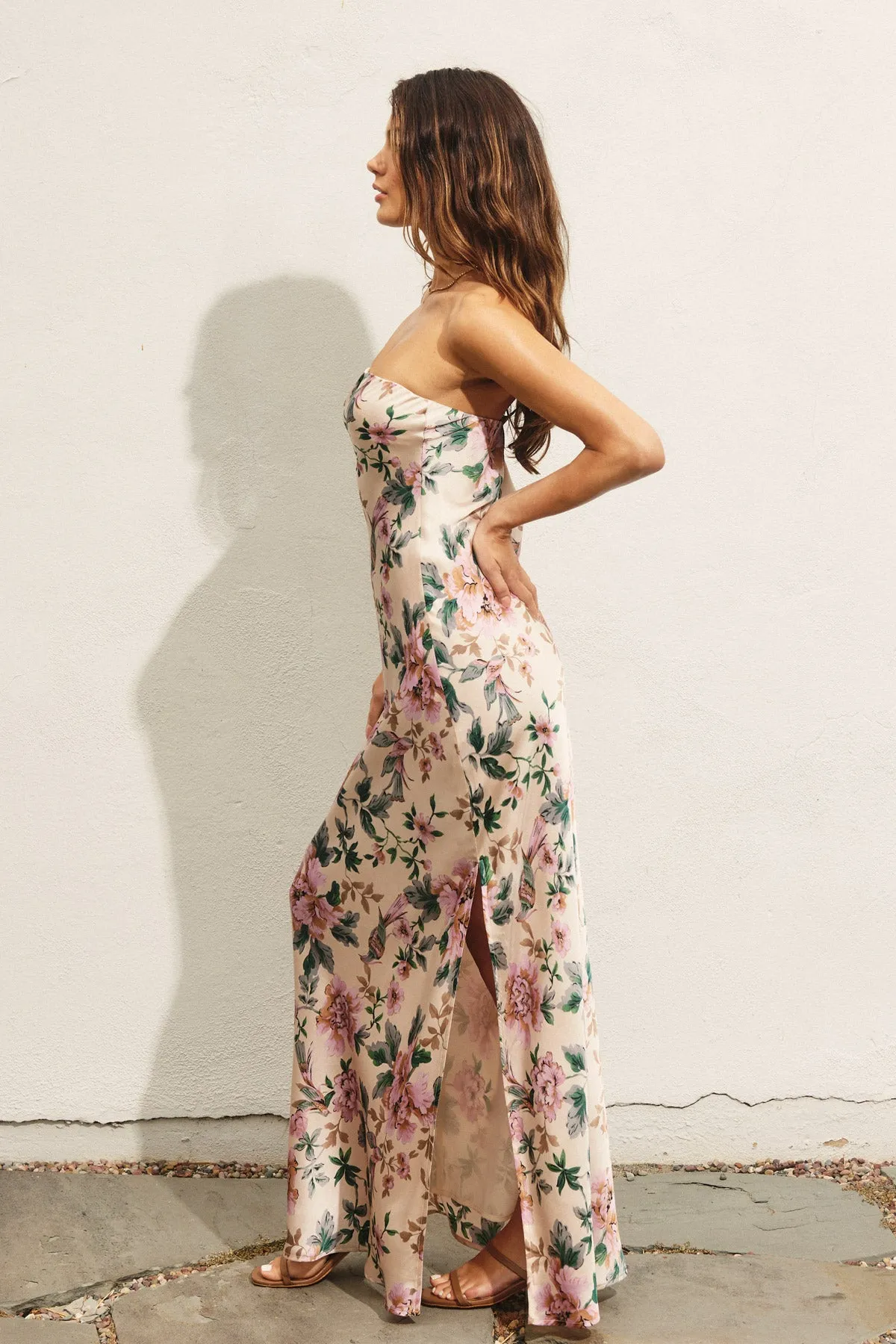 Lea Strapless Maxi Dress