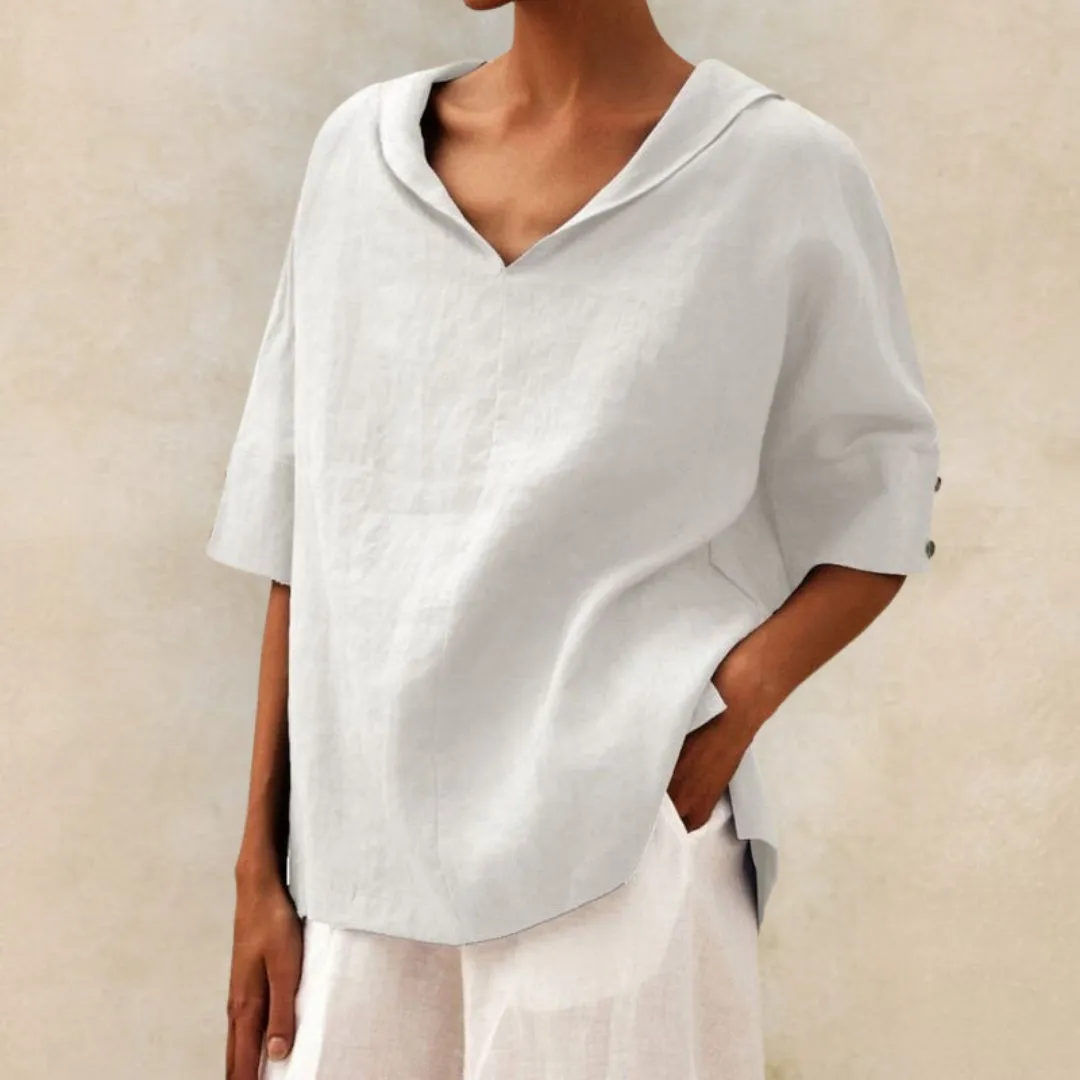 Lena™ - Women's Casual Linen Top