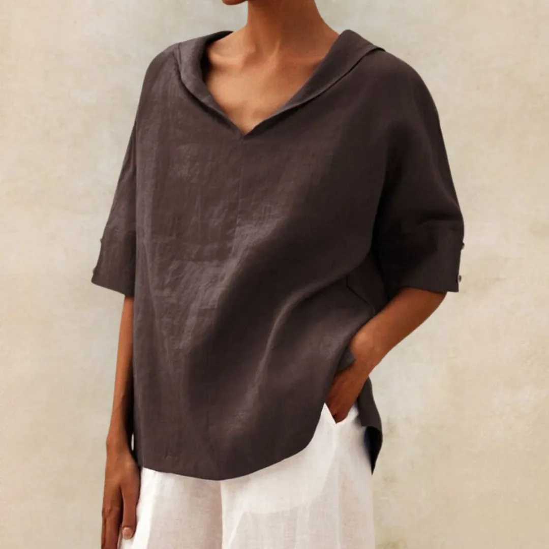 Lena™ - Women's Casual Linen Top