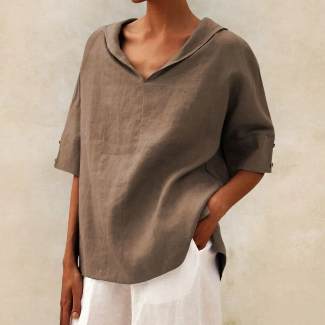 Lena™ - Women's Casual Linen Top