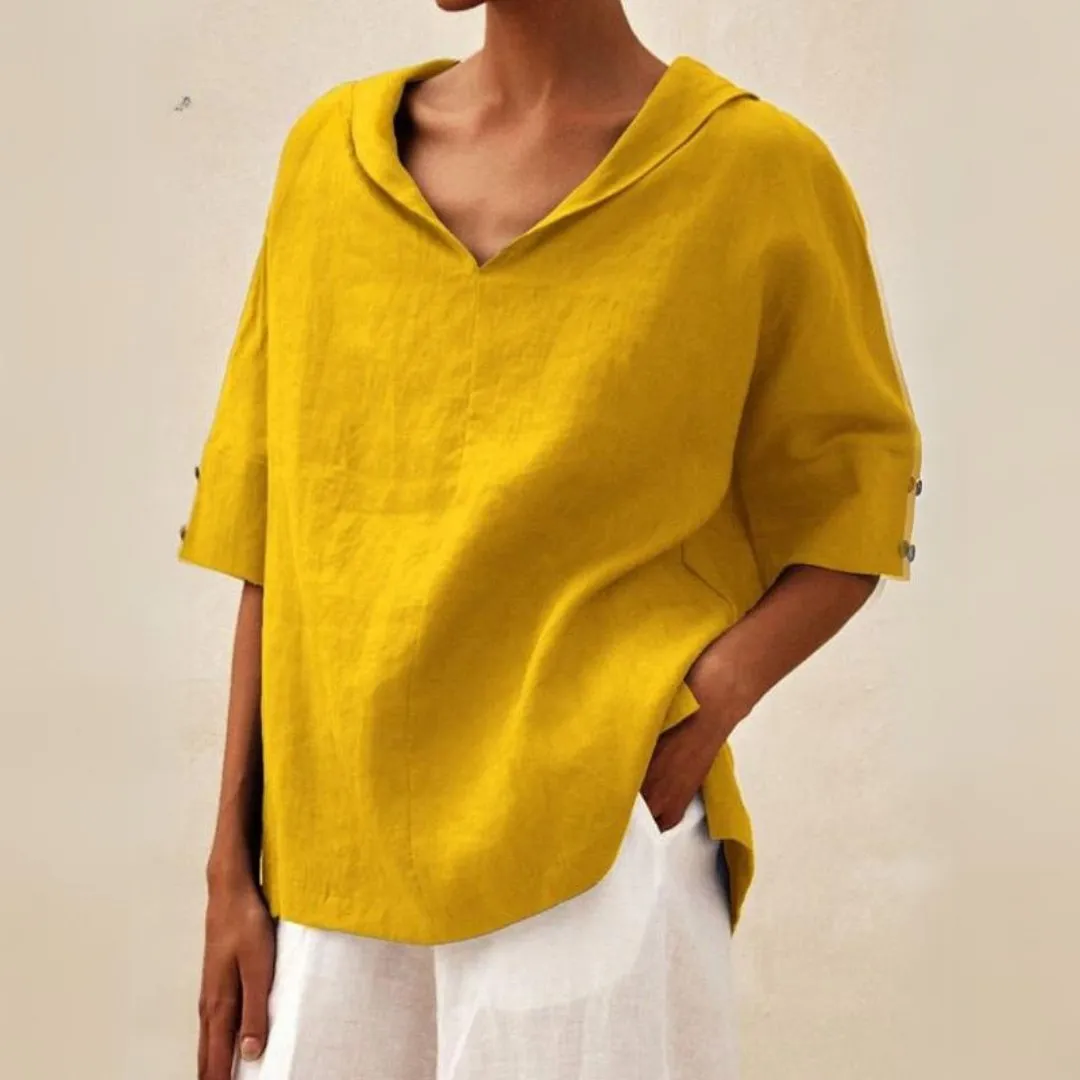 Lena™ - Women's Casual Linen Top