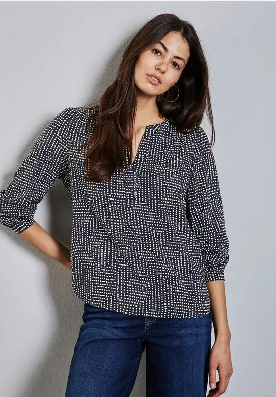 Lennie Top | Deep Tint Blue