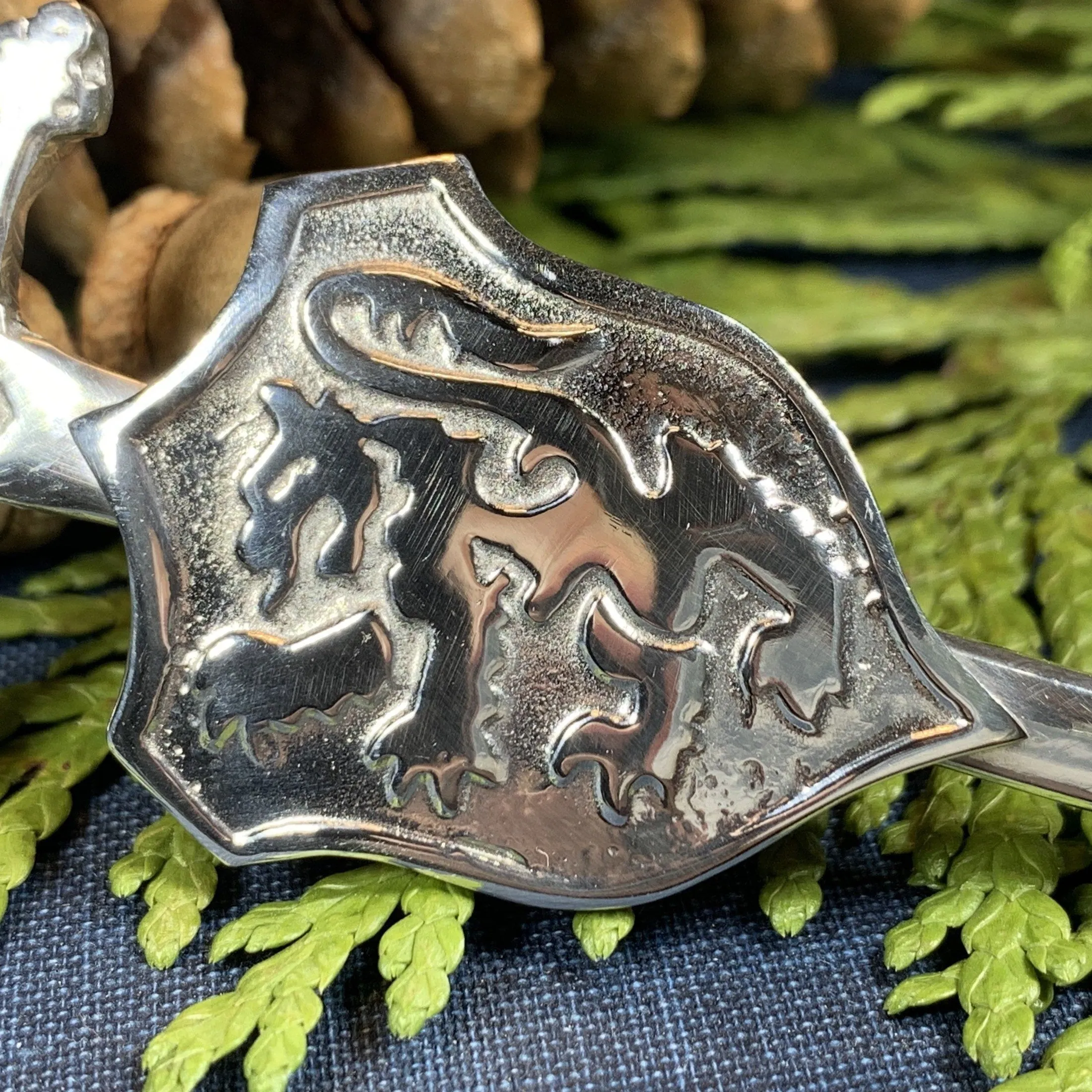 Lion Sword Kilt Pin